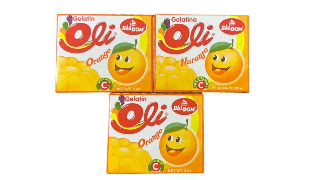 Gelatina Sabor a Naranja